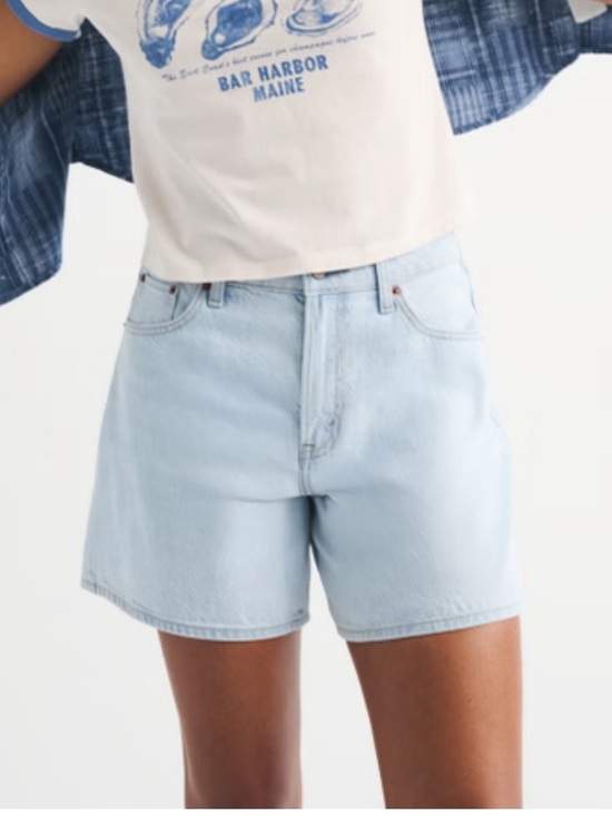 Abercrombie & Fitch Pants - Abercrombie & Fitch Curve Love High Rise Loose Short